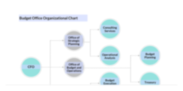 Budget Office Organizational Chart Template