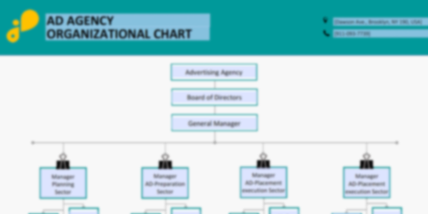AD Agency Organizational Chart Template