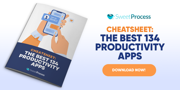 Get Our Cheatsheet on The Best 134 Productivity Apps!