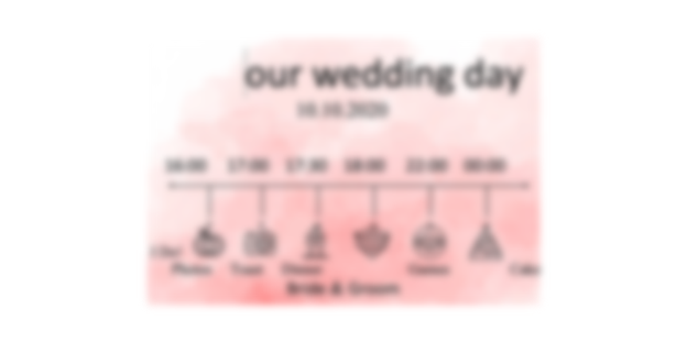 Wedding Timeline Template