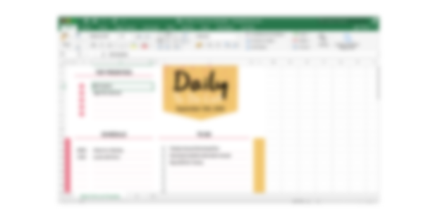 Daily to do List Template