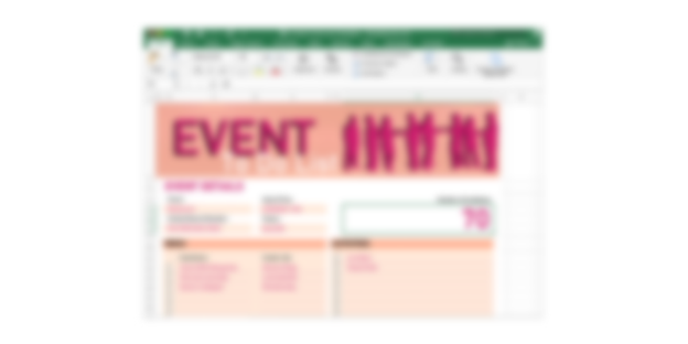 Event to do List Template