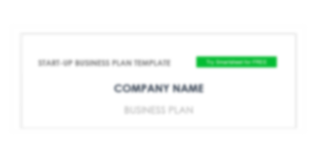 Startup action plan template