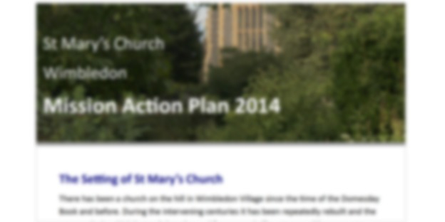 Church mission action plan template