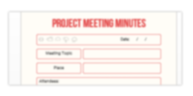 Meeting minutes action plan template