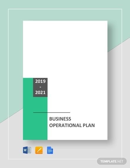 Business Operational Plan Template