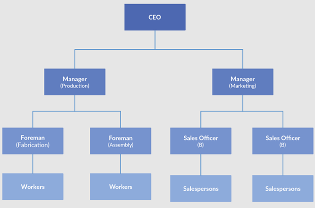 Organizational Structure - Hierarchical Structure