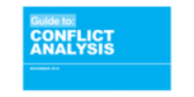 Conflict root cause analysis template