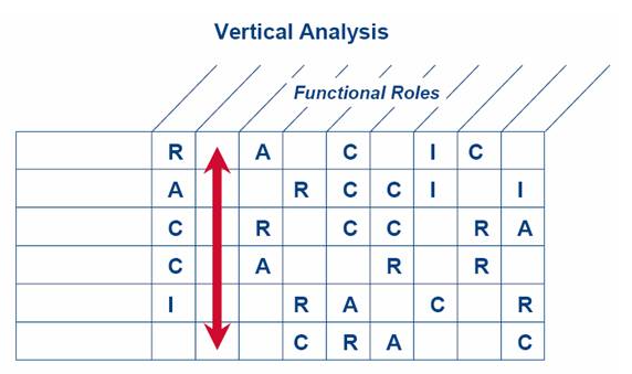 Vertical Analysis of RACI Charts