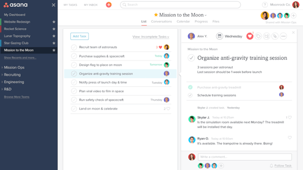 Task Management Software Solutions - Asana