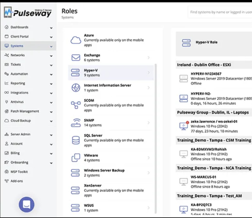 Pulseway systems