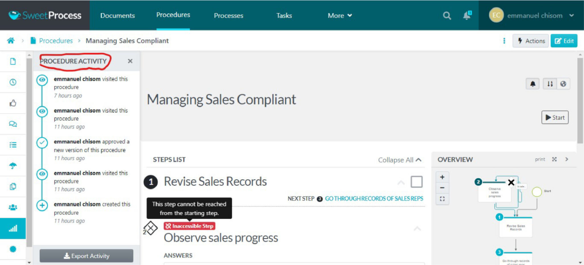 Sweetprocess Software ScreenSteps vs. SweetProcess: Which is better for documenting your ...