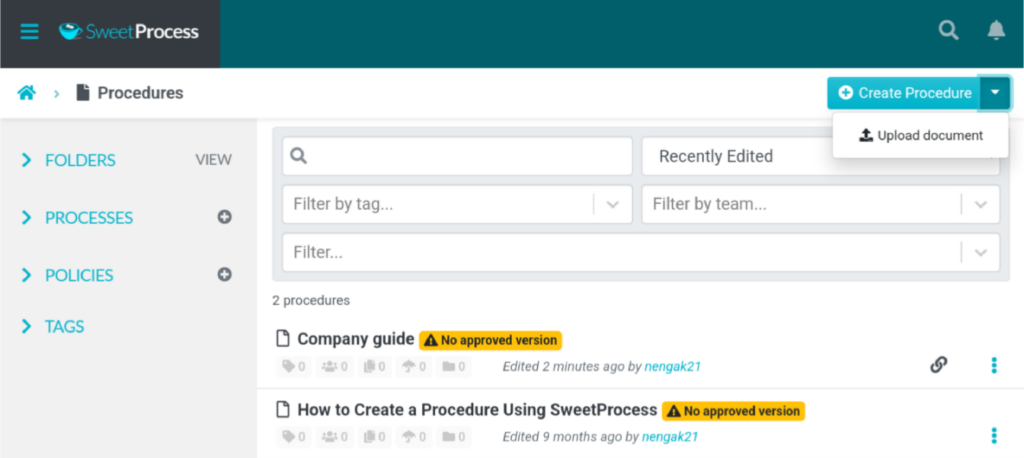 ScreenSteps vs. SweetProcess