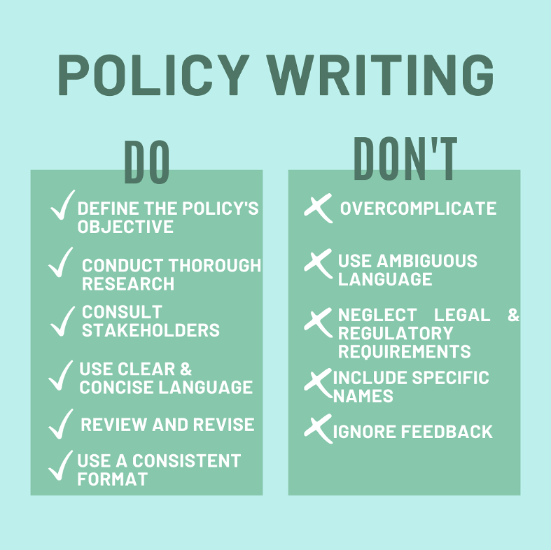 How To Write A Policy Document Template Word How To Write A Policy Document Template Word