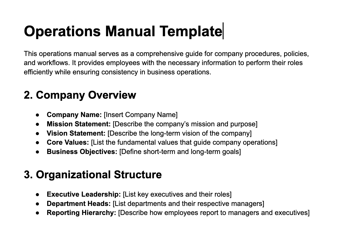 11 Free Instruction Manual Templates For Your Business Needs