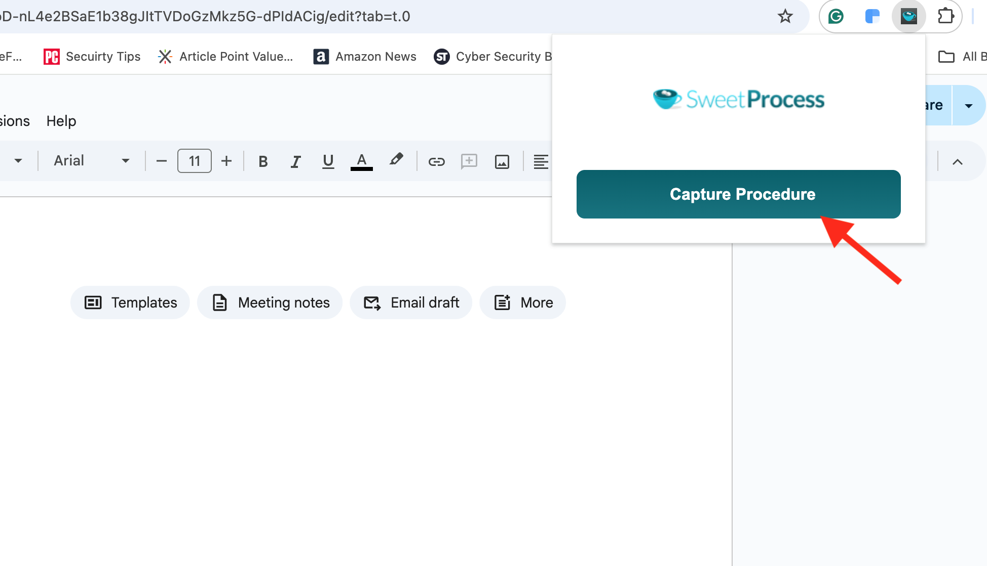 Step 2: Capture the Steps on Your Browser Screen