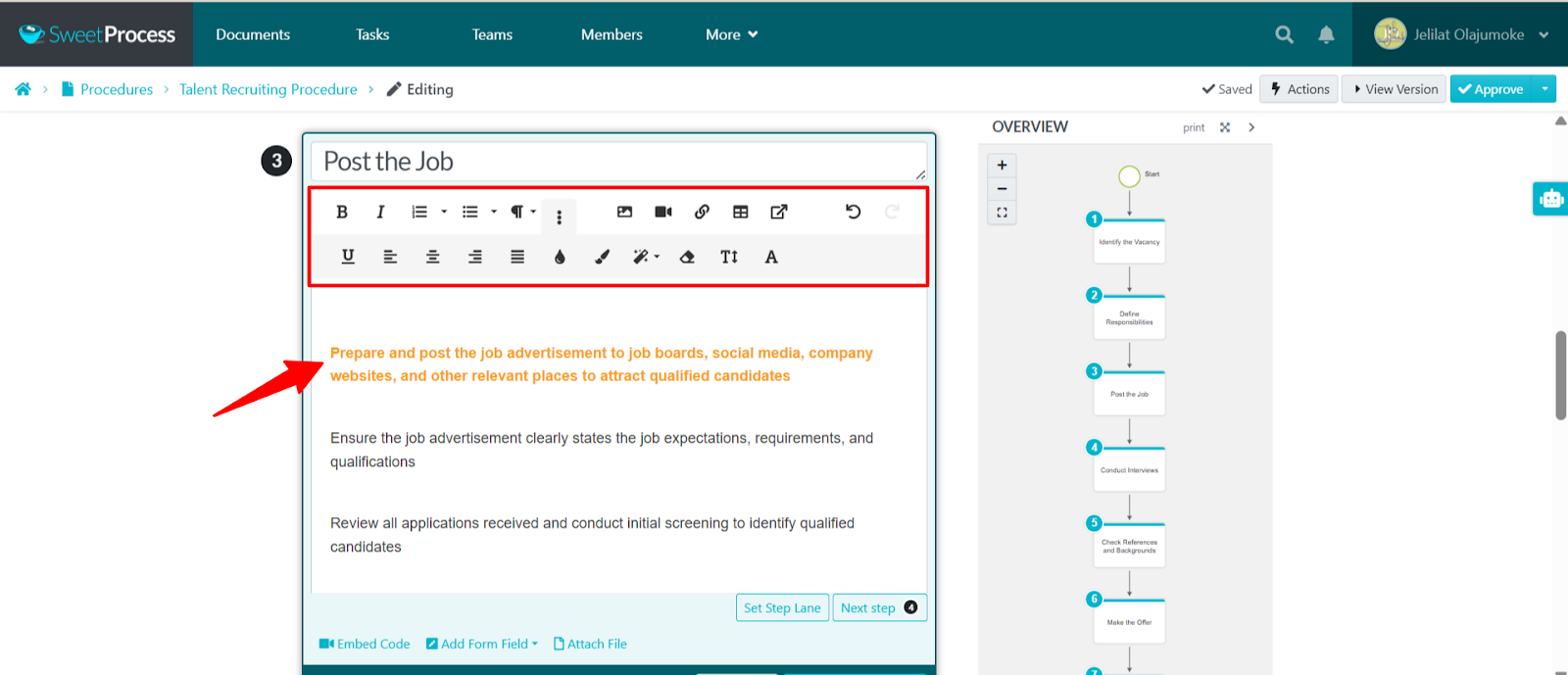 Format Business Documents
