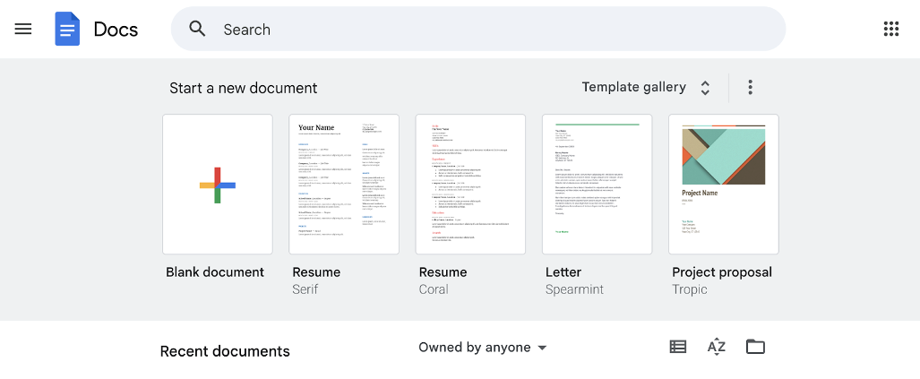 2. Google Docs
