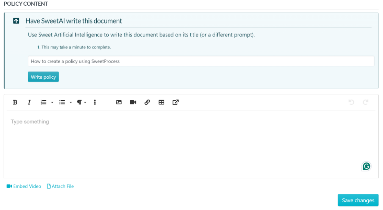 Free Employee Handbook Generator | SweetProcess