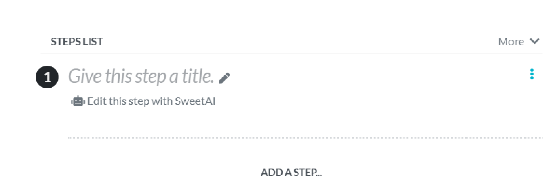Expand steps with detailed descriptions or examples.