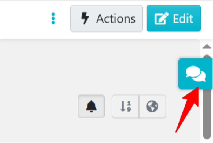 To add a comment, click the comment bubble icon on the ride side of your tab viewing a procedure.