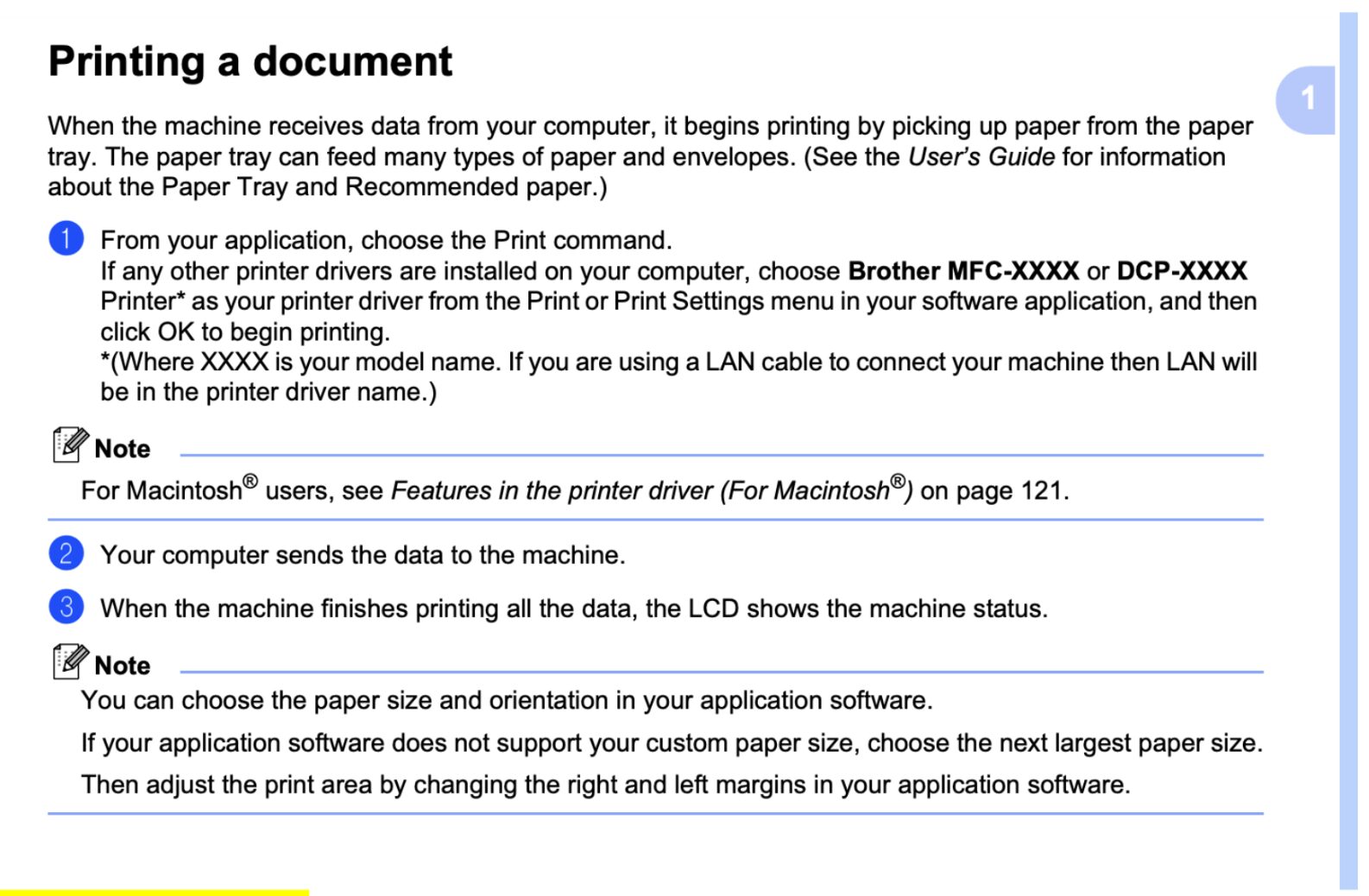Brother MFC-7440N Software User's Guide