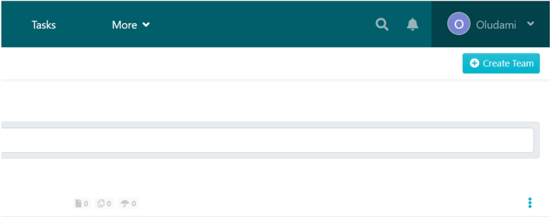 2. On the next page, click “Create Team” at the top-right corner of your screen.