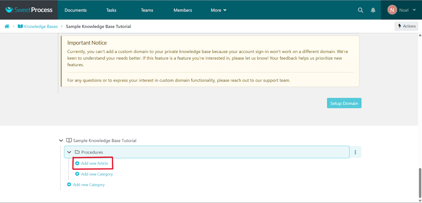 Link the right document to your knowledge base category.