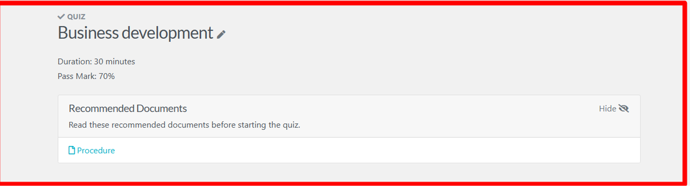 Example once it is done