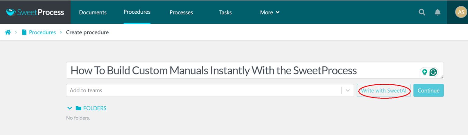Free Training Manual Generator | SweetProcess