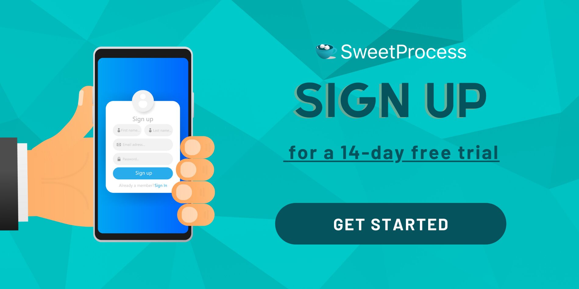 Sign up for a 14 day free trial