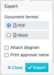 Choose Your Format and Export