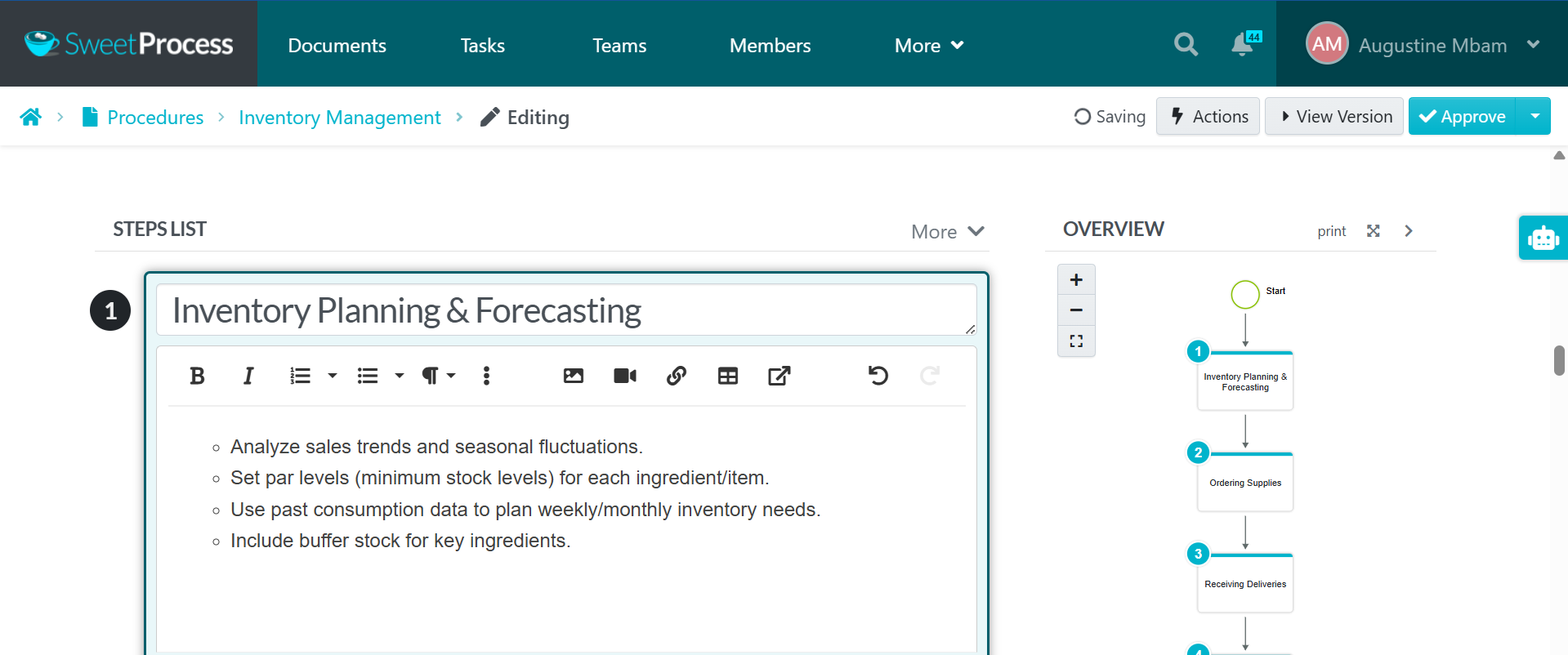 You can also customize your steps and lanes with images, videos, or links.