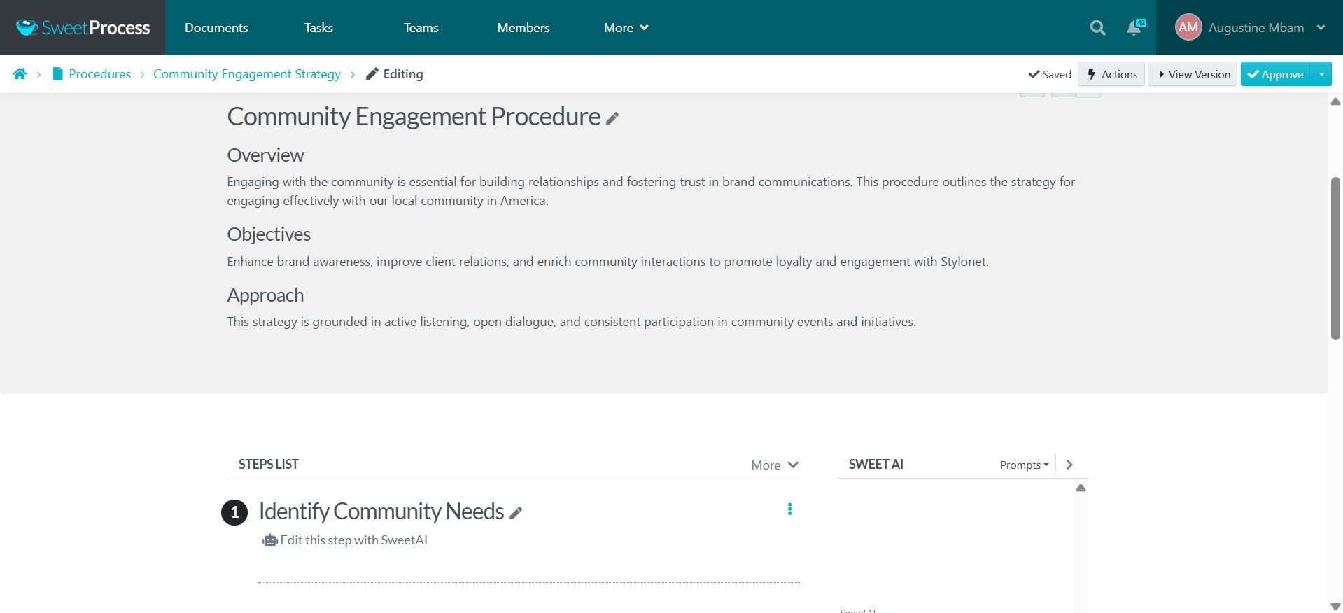 Your new documentation is ready, complete with actionable steps.