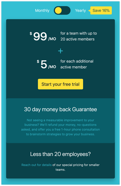 Pricing