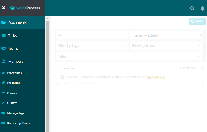 Manage Policies, Processes, and Procedures in One Place