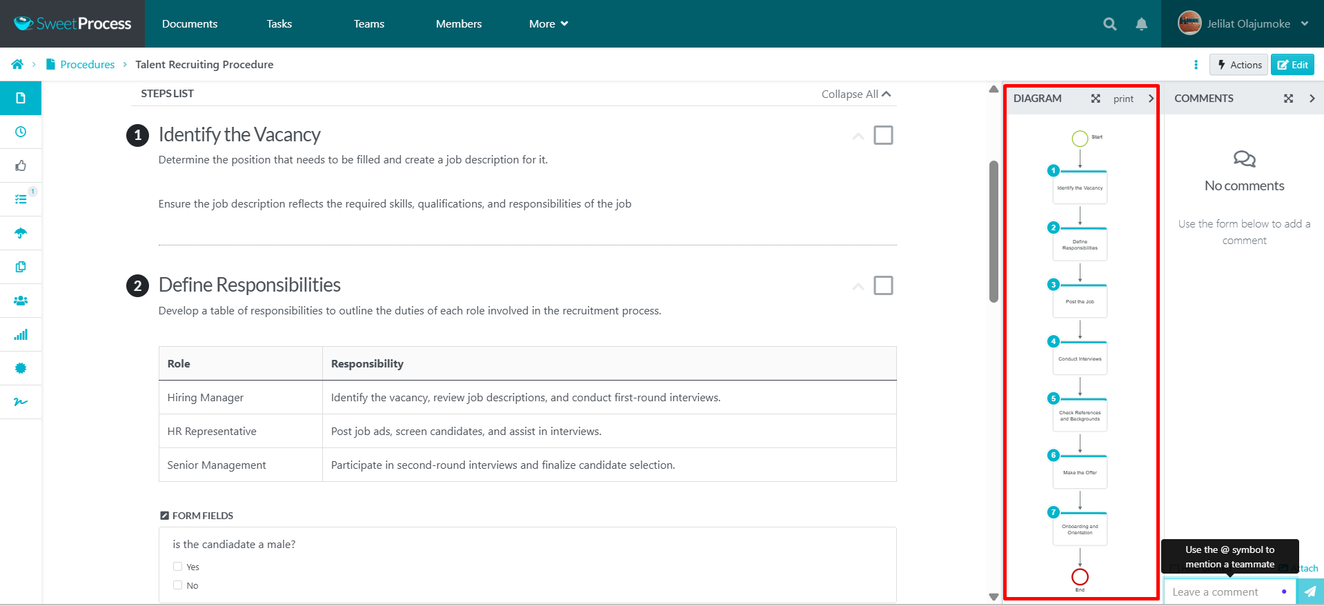 Create Automatic Process Maps for Procedures