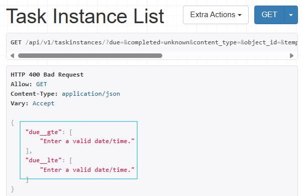 error components