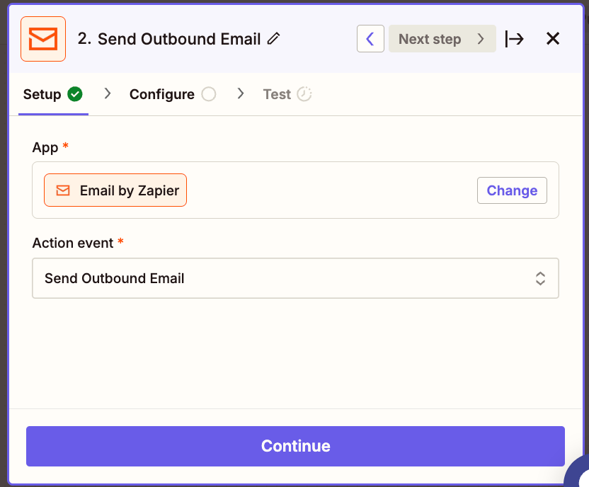 Send outbound email