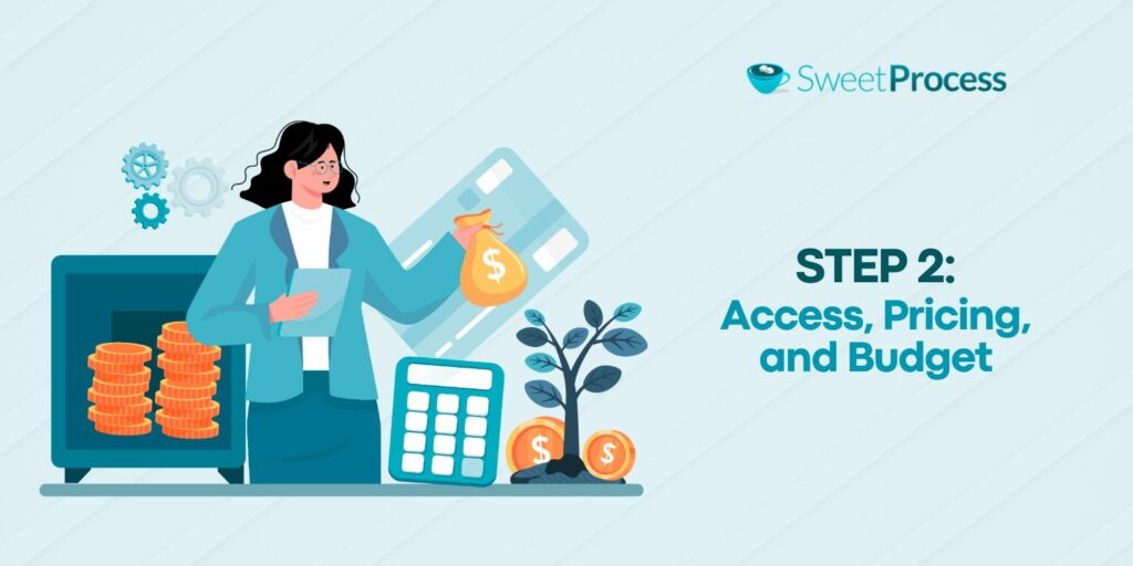 Step 2: Access, Pricing, and Budget