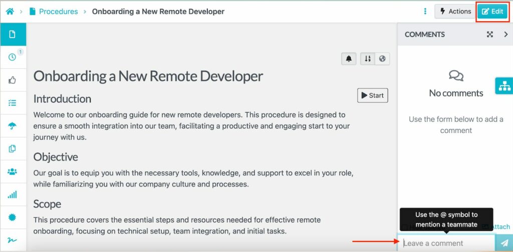 Collaborate With Team Members on Your Company’s SOPs