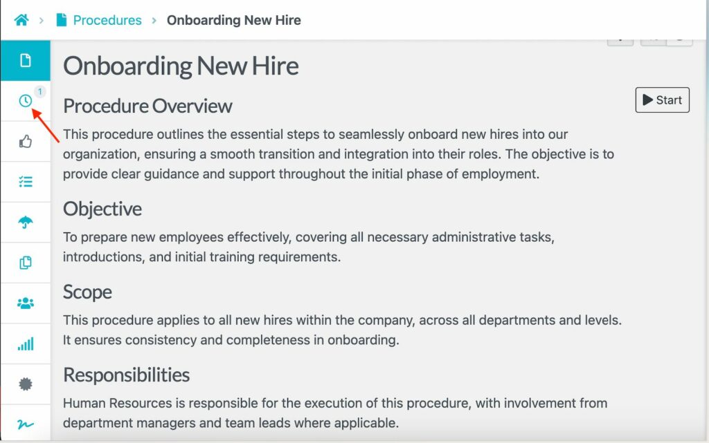 Format, Review, and Track Changes on SOPs in Real Time