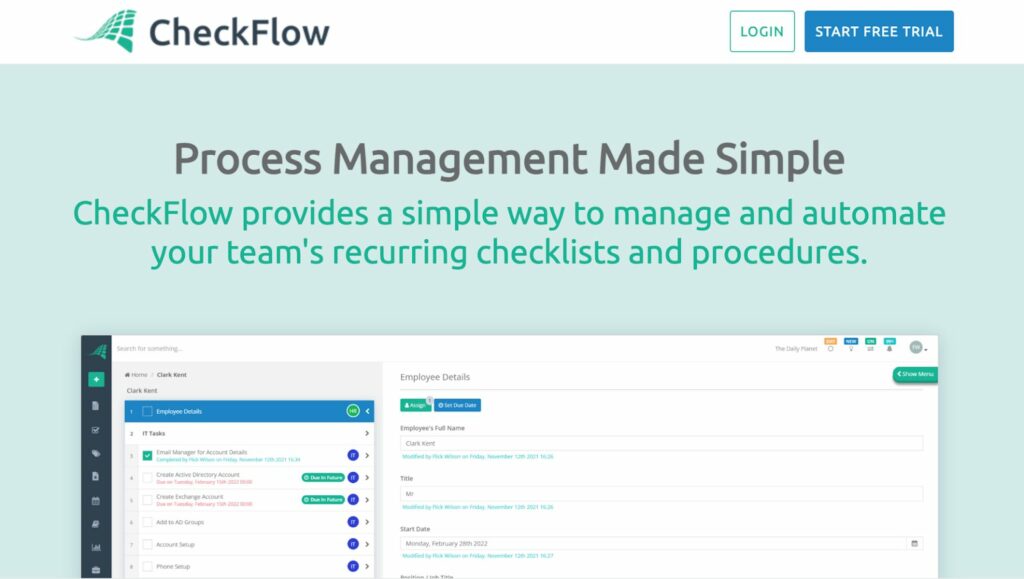Checkflow