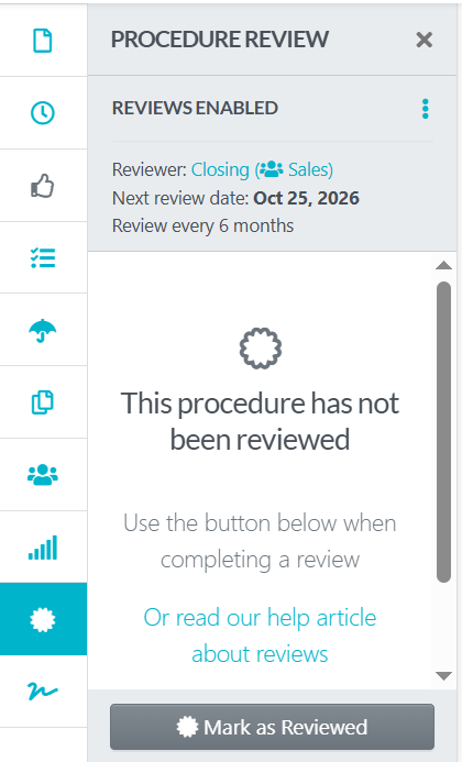 Click on the “Enable reviews” button, and reviews will be enabled.