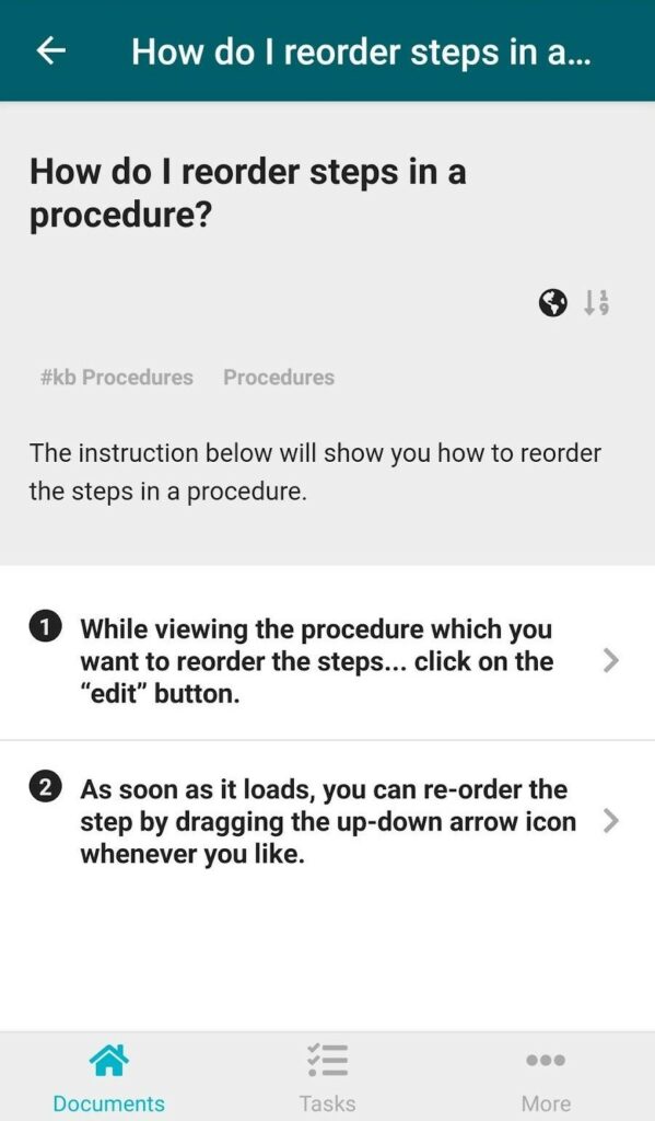 Document, Manage, and Access Construction SOP on Mobile