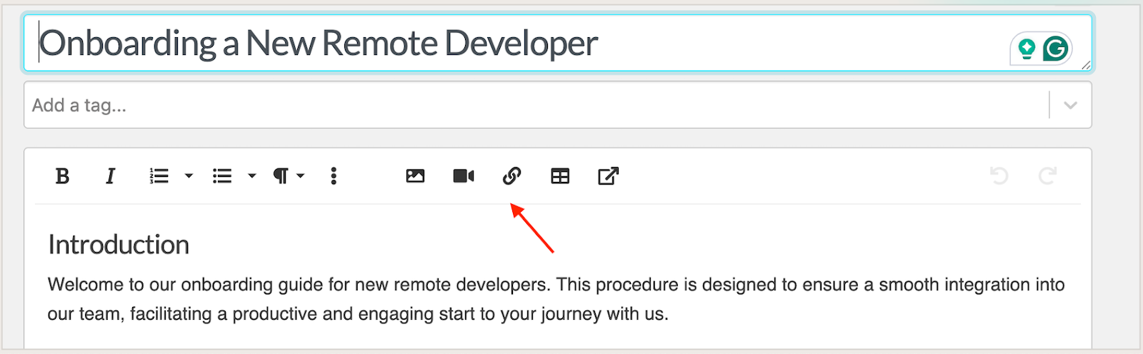 SweetAI lets you add multimedia elements, such as tables, videos, and images.