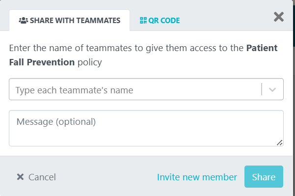 Add the appropriate team members