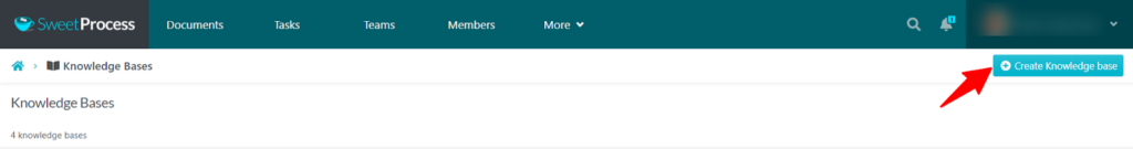 Click "Create Knowledge Base."