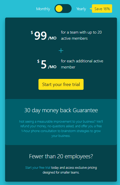 SweetProcess Pricing and Support