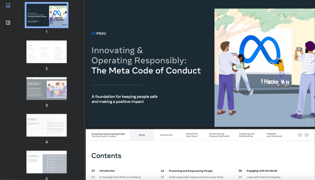 Meta Code of Conduct